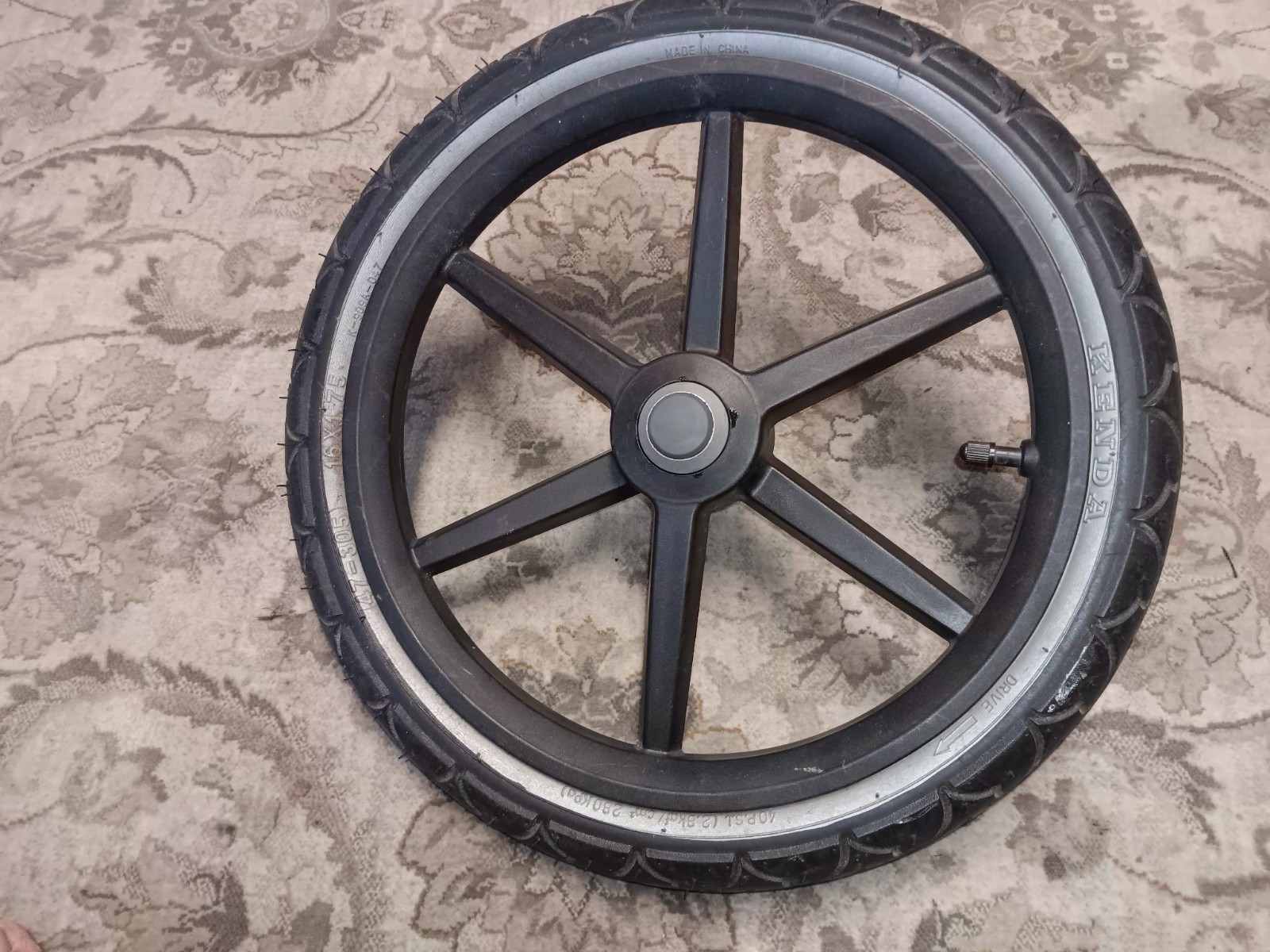 One  16" Rear Wheel For Thule Urban Glide 1  Stroller (CHOSE LEFT OR RIGHT SIDE)