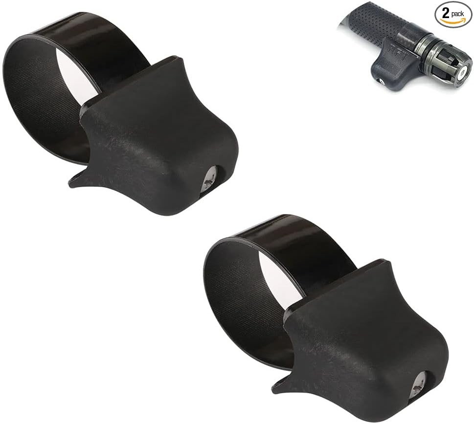 2 Pack Cruise Assist Throttle Control Lock Ergonomic Grip Universal Clamp Mounte
