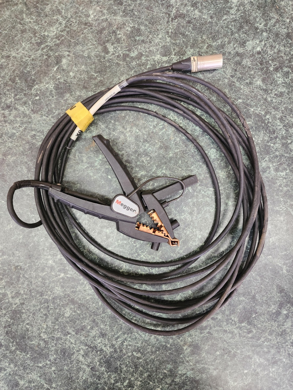 Megger 2008-005-30  - 30' 10A 3PH Universal X-Lead Cable w/ Kelvin Clamp