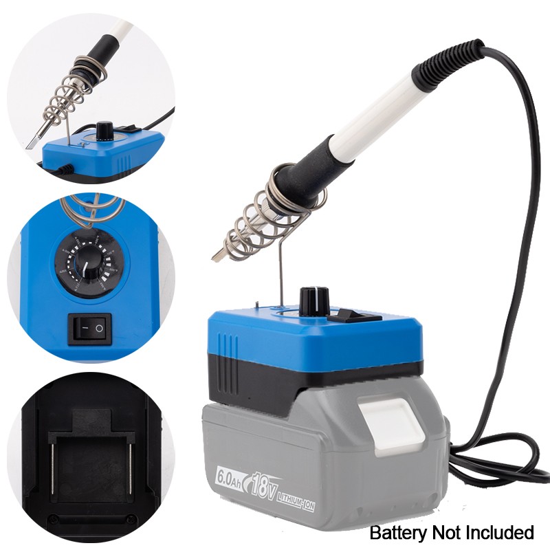 Cordless Electric Soldering Iron for Makita 18V Battery 212-890℉ Adjustment