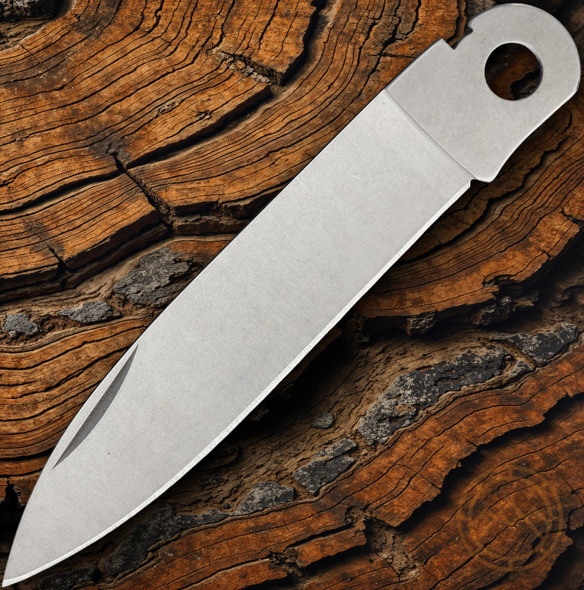 Schrade Knife Blade Replacement Satin Finish Stainless Steel Drop Point USA MADE