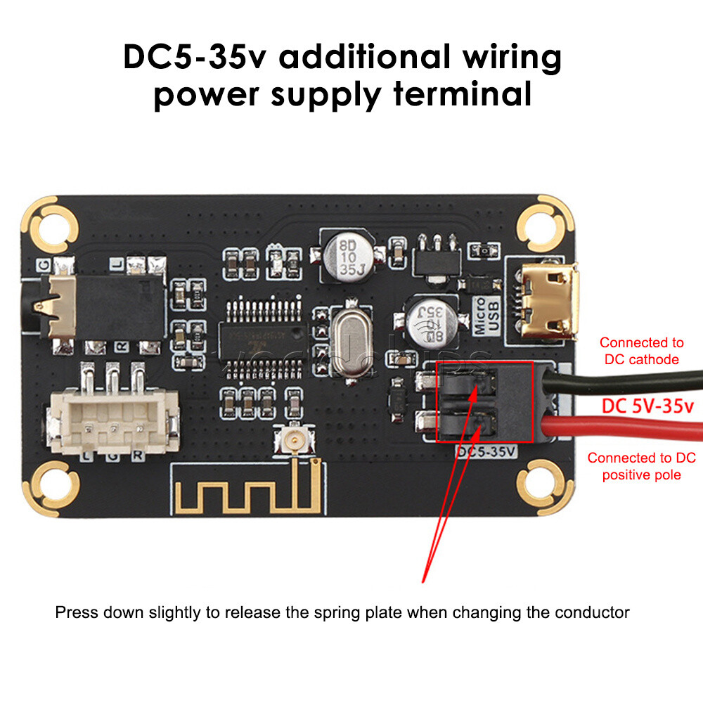MP3 Bluetooth 4.2 Decoding Board Audio Amplifier Board Car Audio Receiver Module