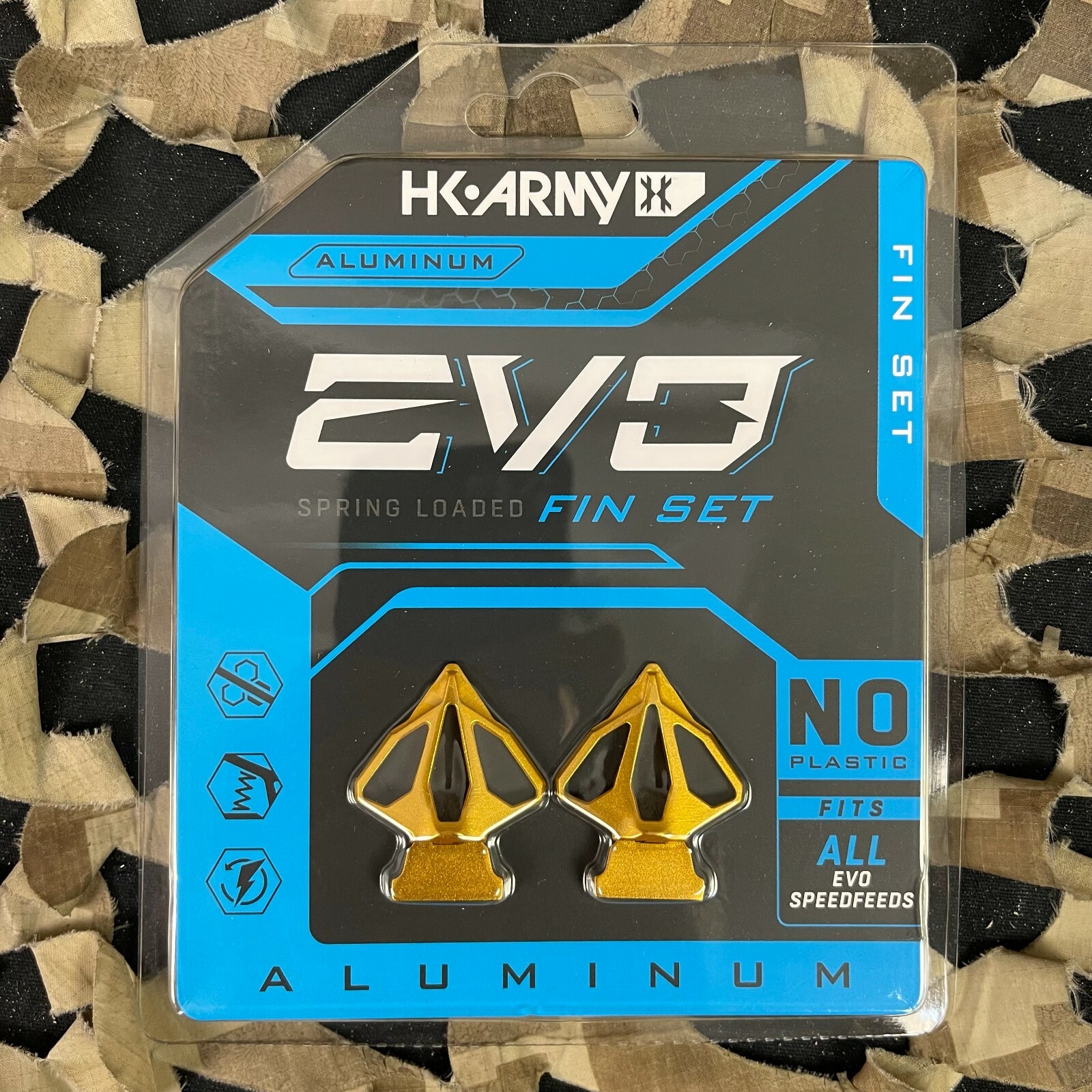 NEW HK Army EVO Replacement Fin Set - Gold (2 Pack)
