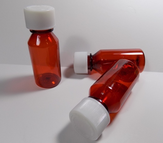 Travel or Medicine Plastic Bottles 1 OZ-Perfect Size For TSA-Won't Crush-10 Pak