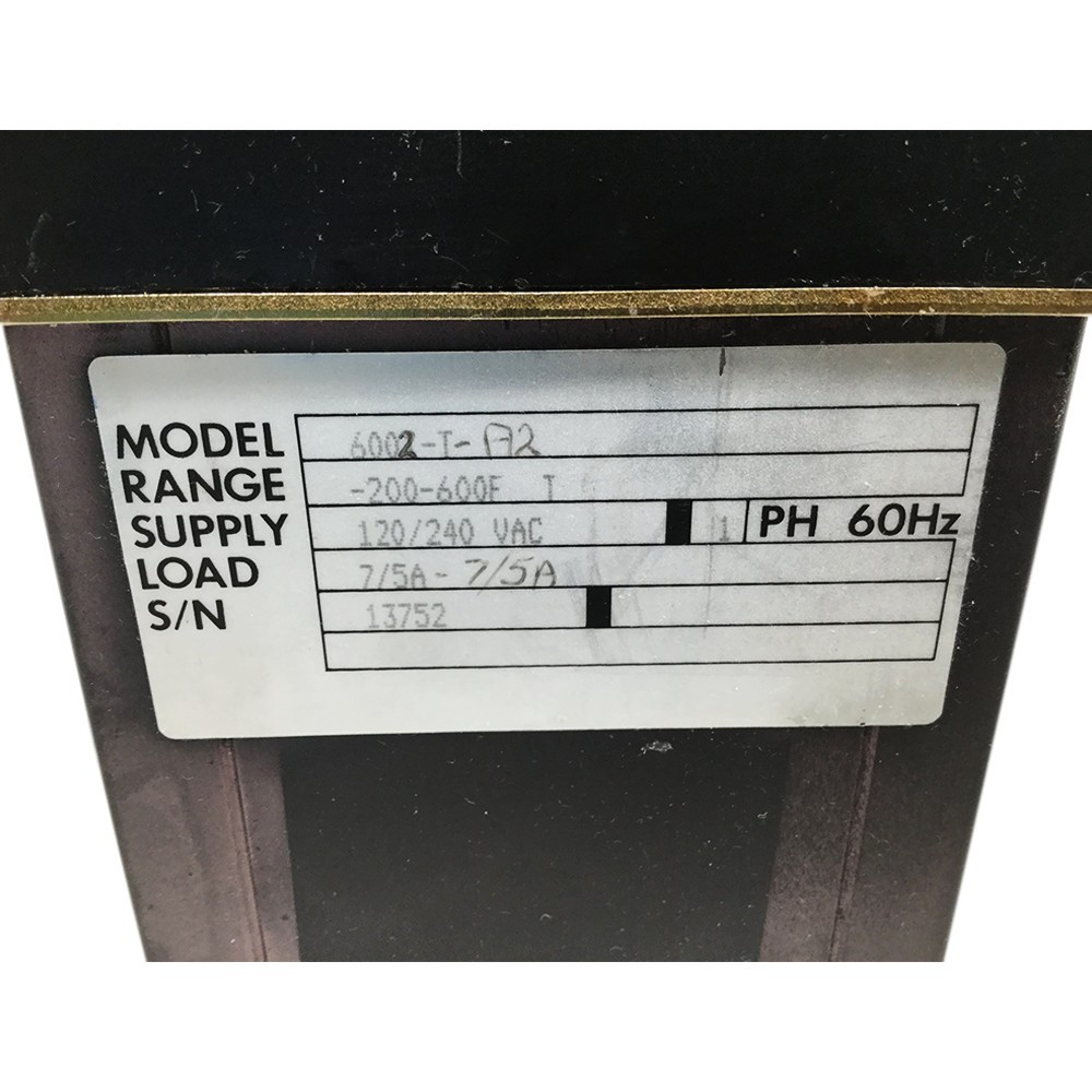 Omega Temperature Controller 6002-T-A2 Thermocouple Panel Mount -200-600F