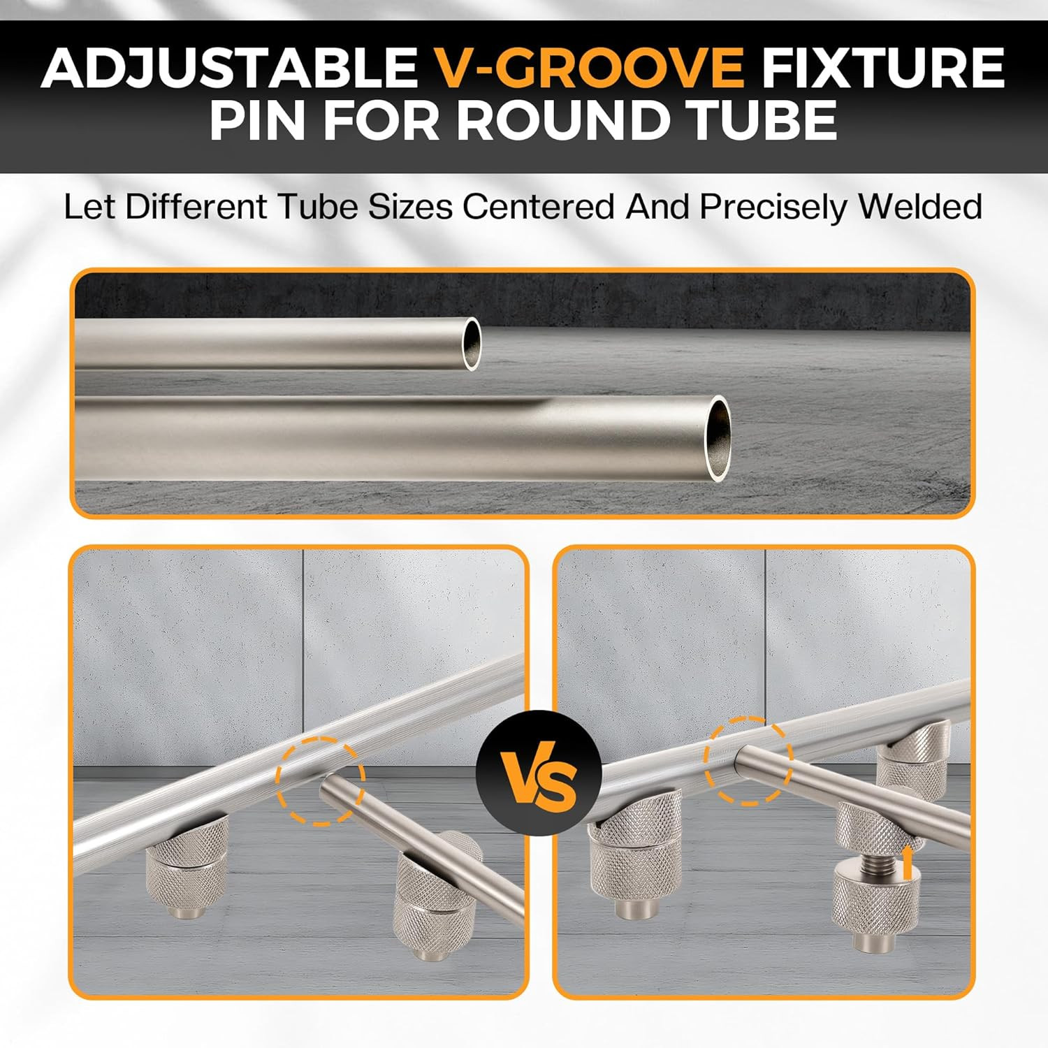 8 Pack Welding Table Fixture Pins - Adjustable Height, Welding Table