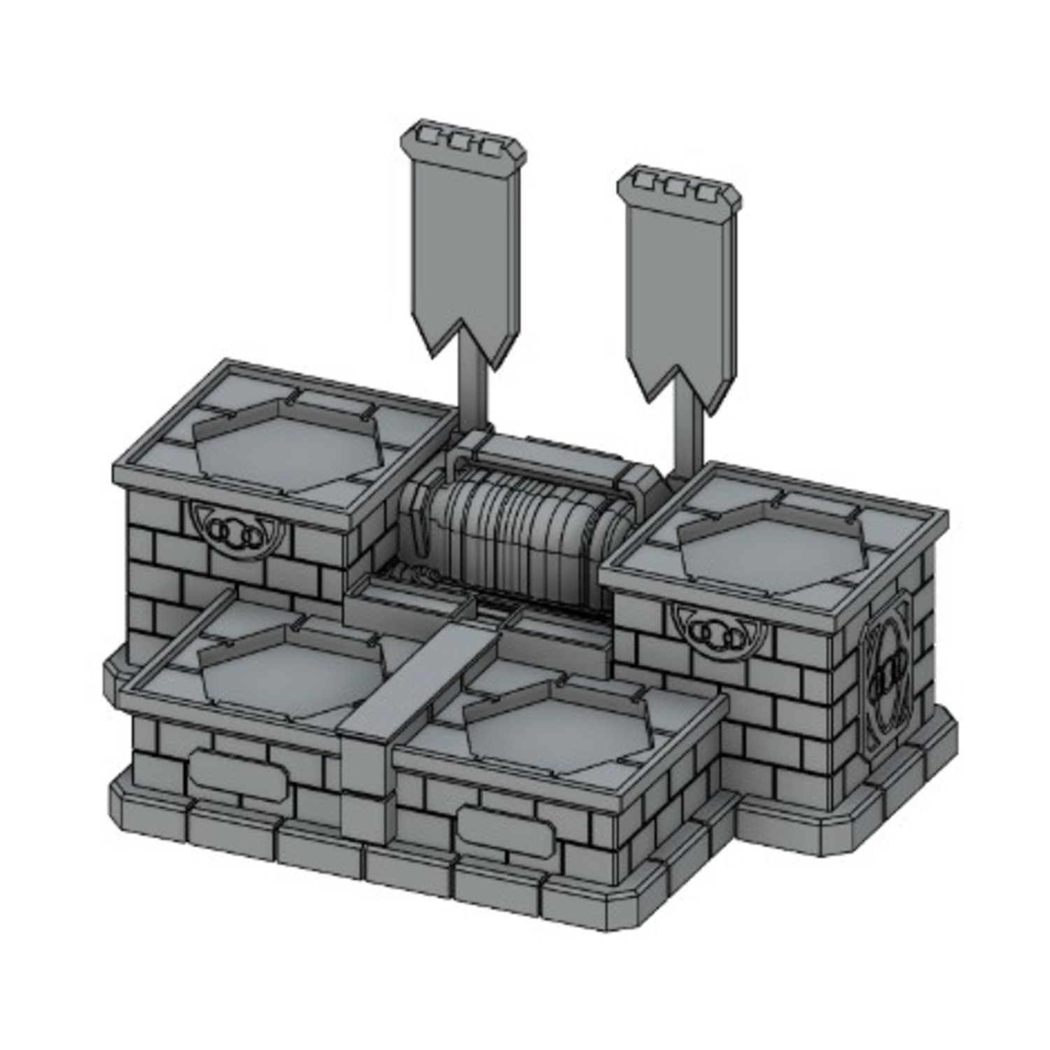 Cross Electric Sci-Fi Terrain 6mm Palace Premium Lance Display New
