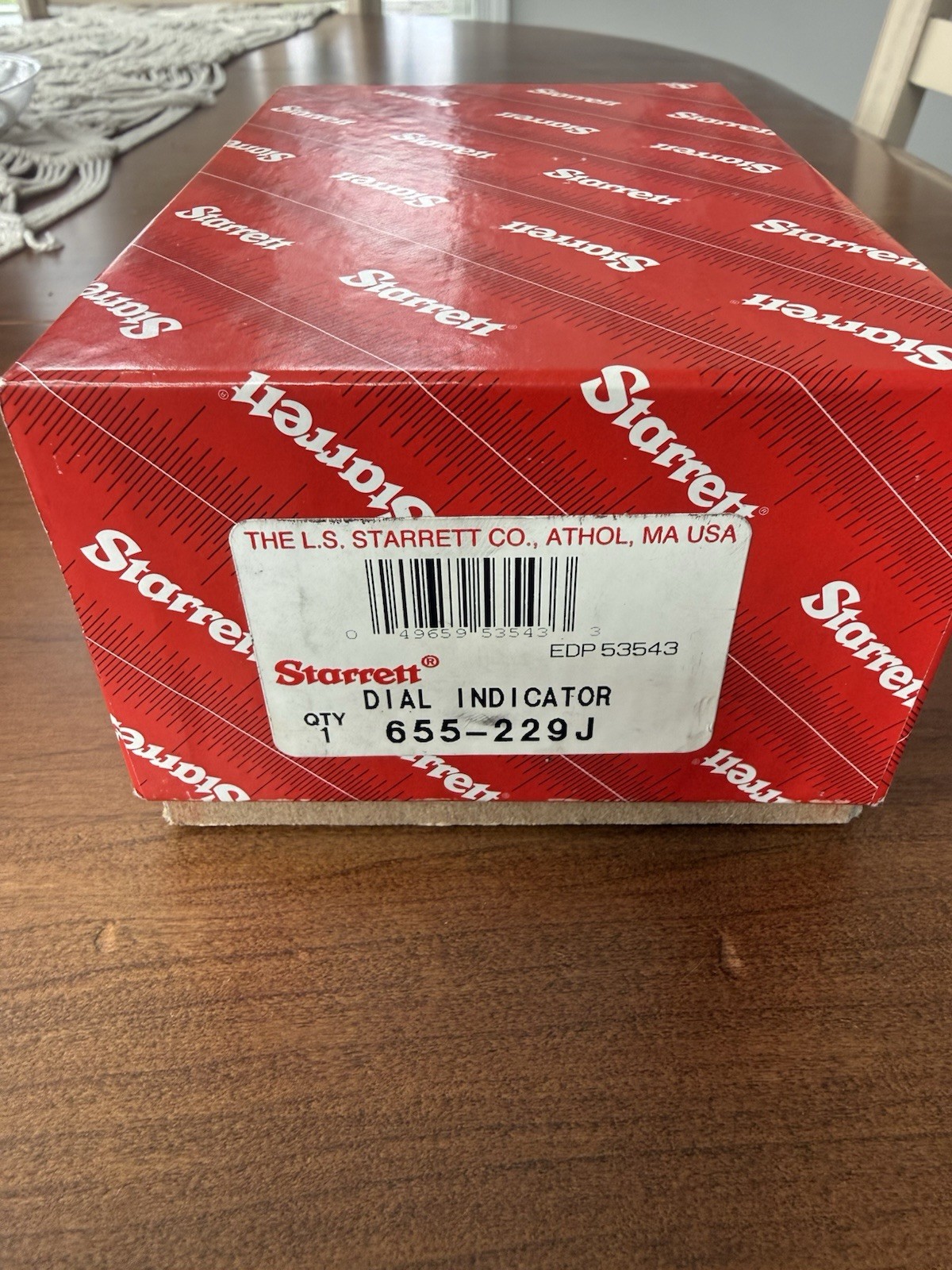 Starrett Dial Indicator 655-229J EDP 53543 Precision Measurement Tool