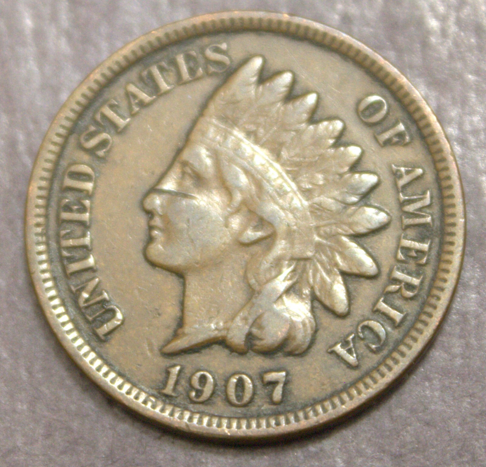 1907 Indian Cent  One Penny  Lot Y2773
