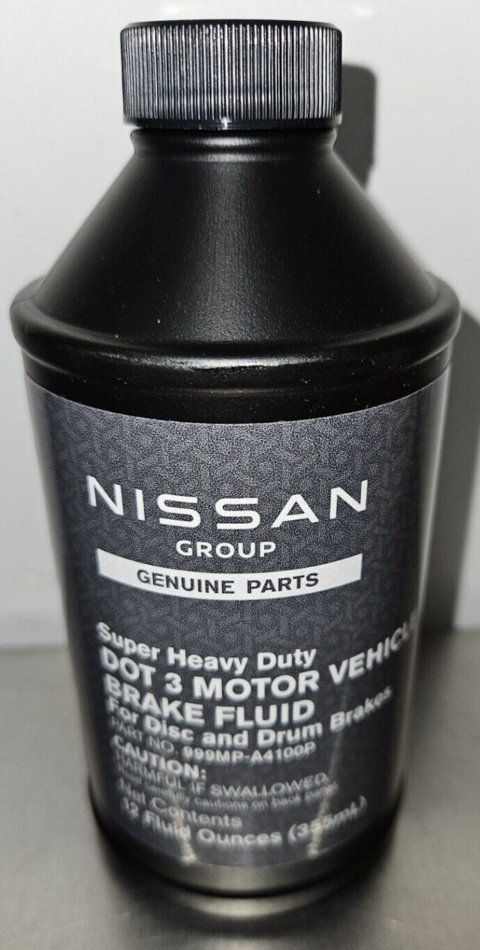1 New Genuine Nissan OE Brake Fluid Dot 3 12oz.  (999MP-A4100P)