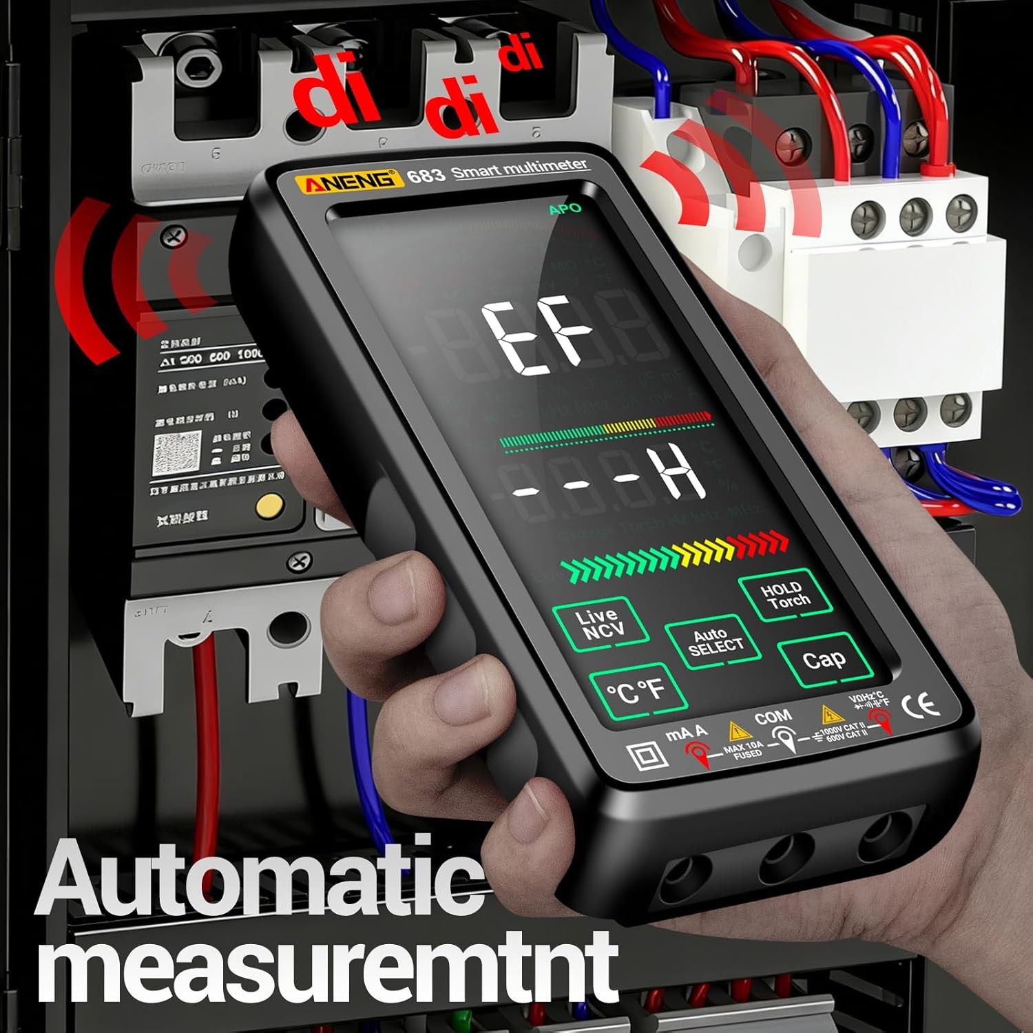 Smart Digital Multimeter 6000 Counts Touch Screen Multimeter Tester