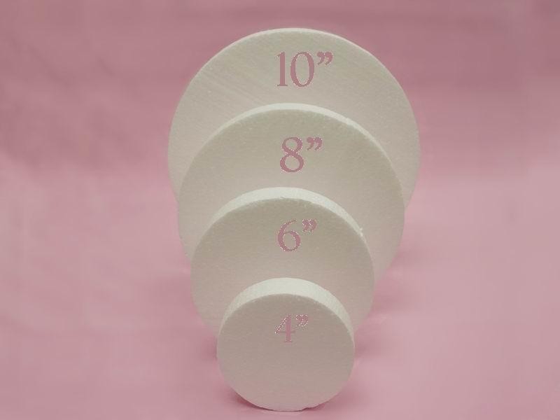 12 pcs 10" White FOAM DISCS Party Wedding Decorations Crafts Supplies Wholesale
