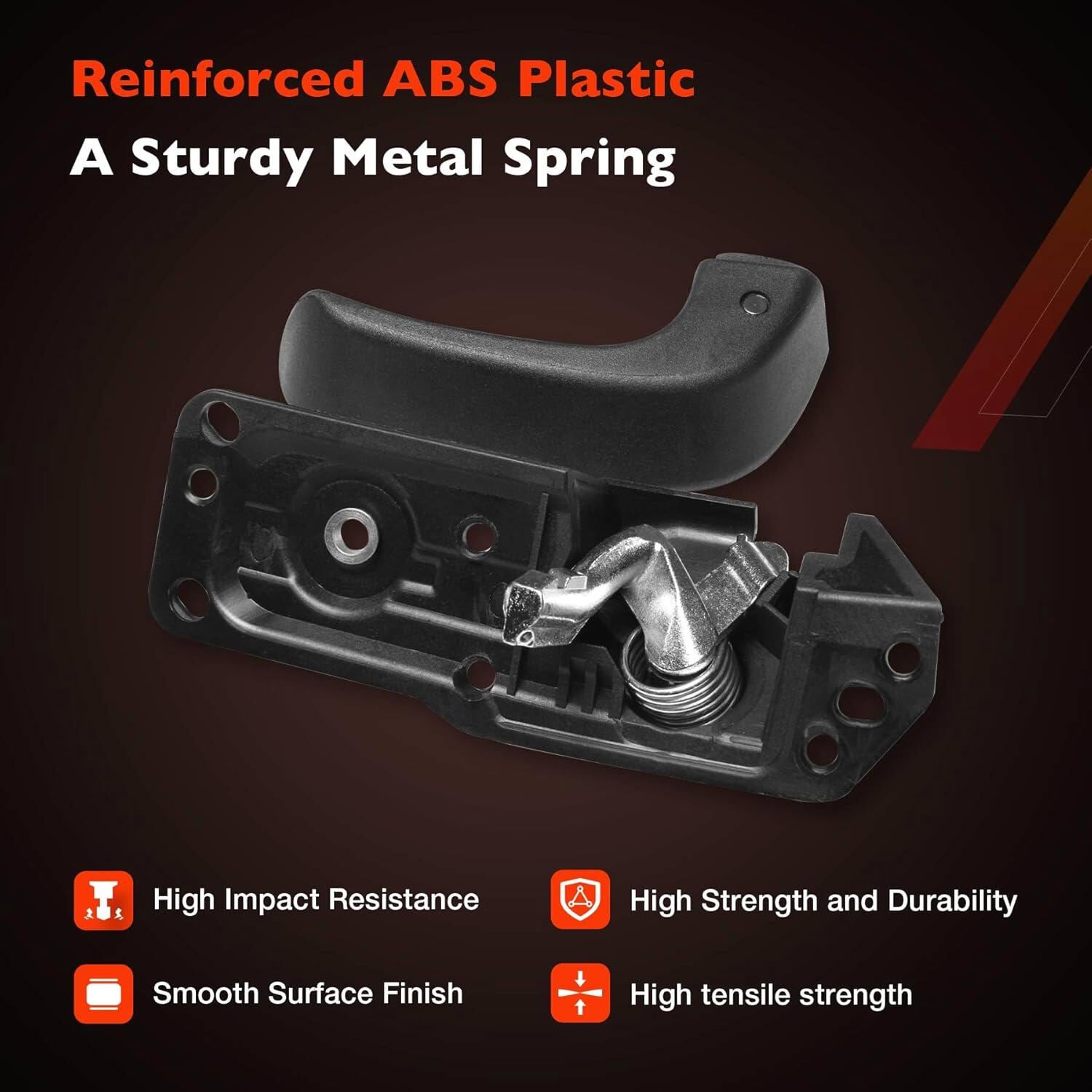 Interior Door Handle Kit Front Left Drivers Side for Chevy Silverado GMC Sierra