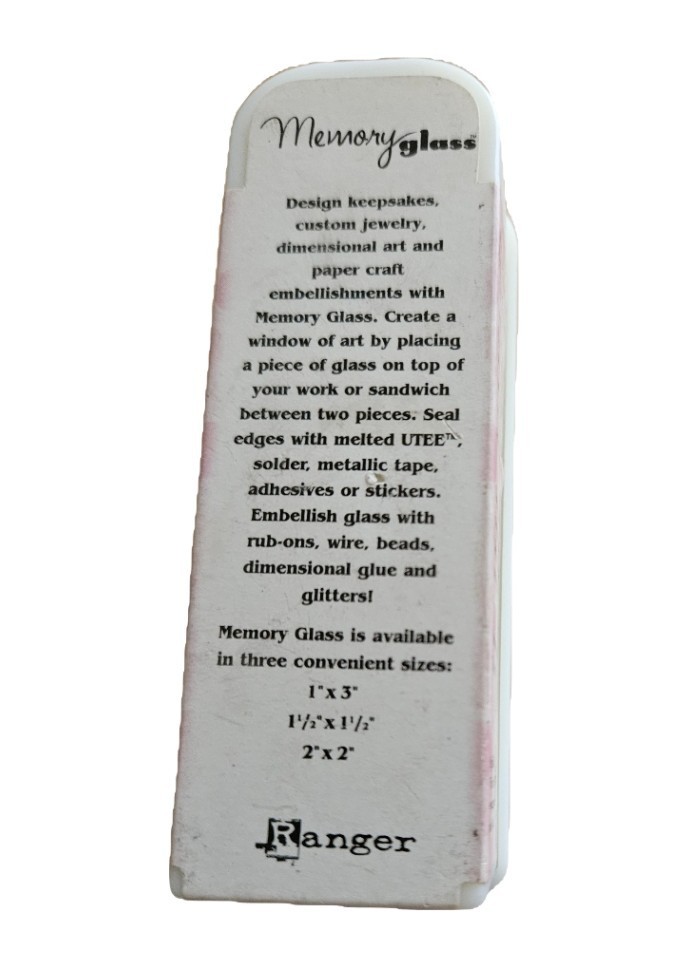 Ranger inkssentials Memory Glass 24 Pieces 1x3in
