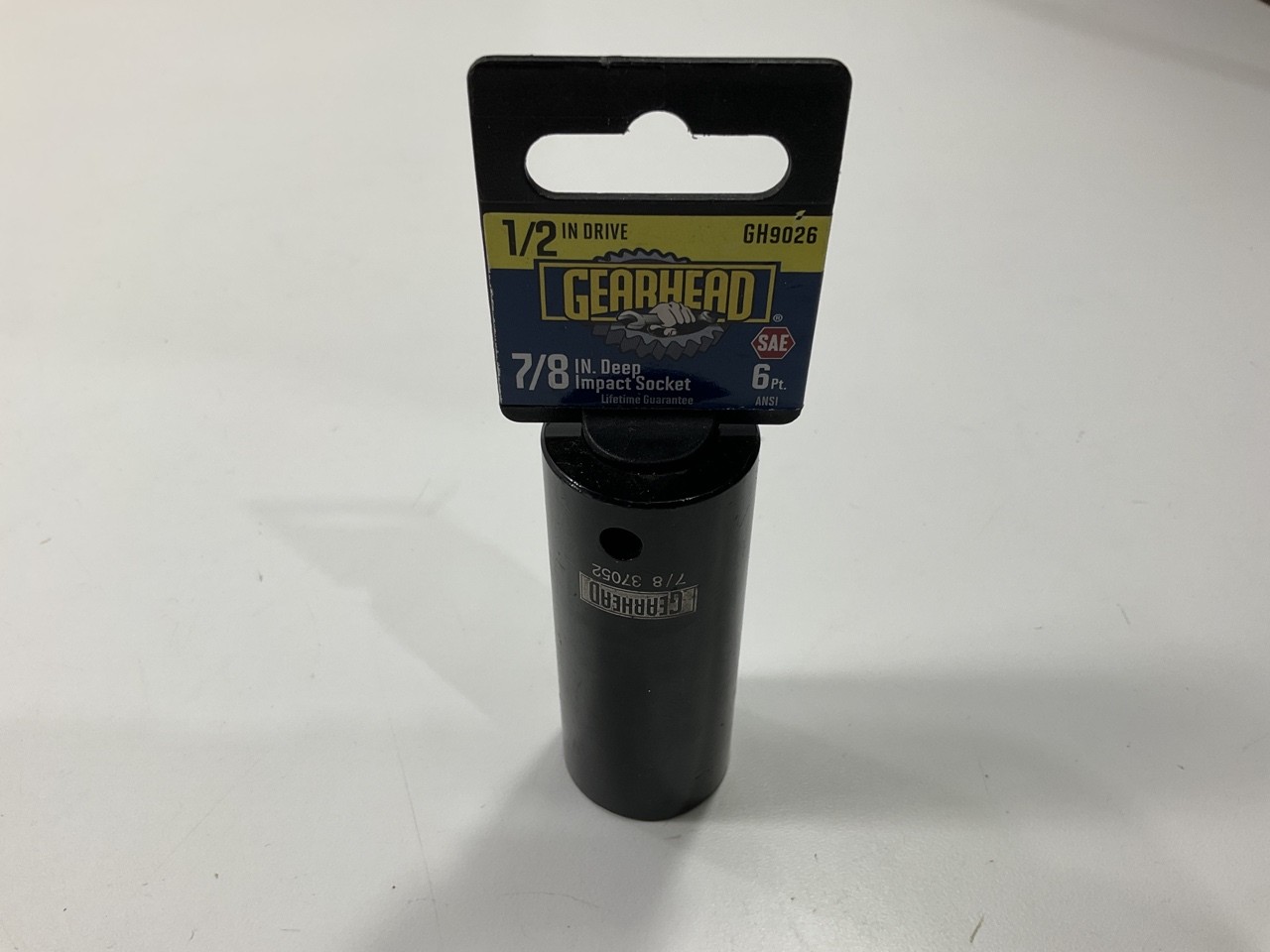 Gearhead GH9026 1/2" Drive X 7/8 In Deep Impact SAE 6 Point Socket