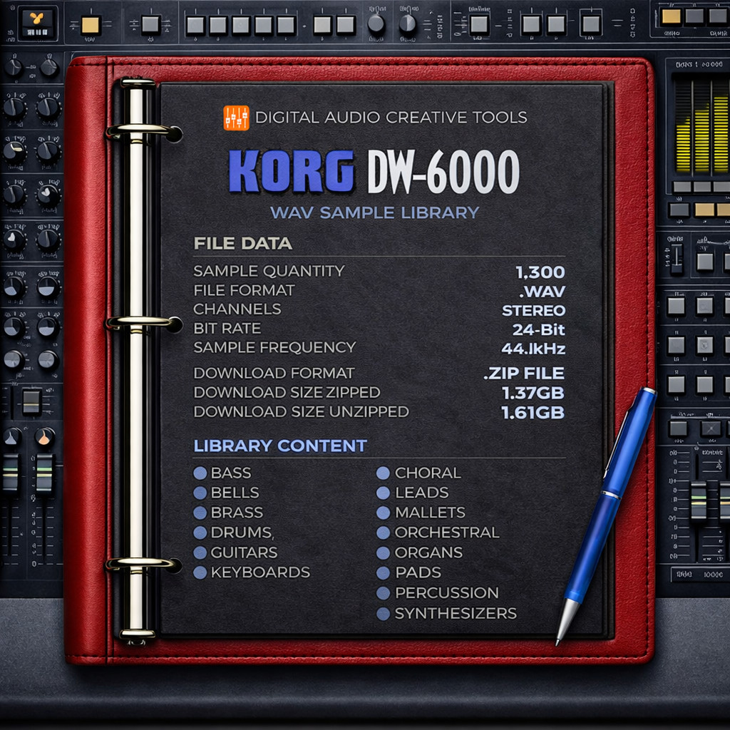 Korg DW6000 Synthesizer Sample Library