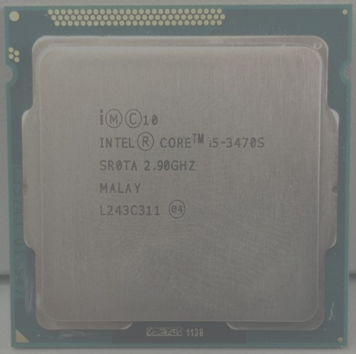 Intel Core i5-3470 S / 4 x 2.90GHz / 6MB / 5GT/s / LGA 1155 Processor