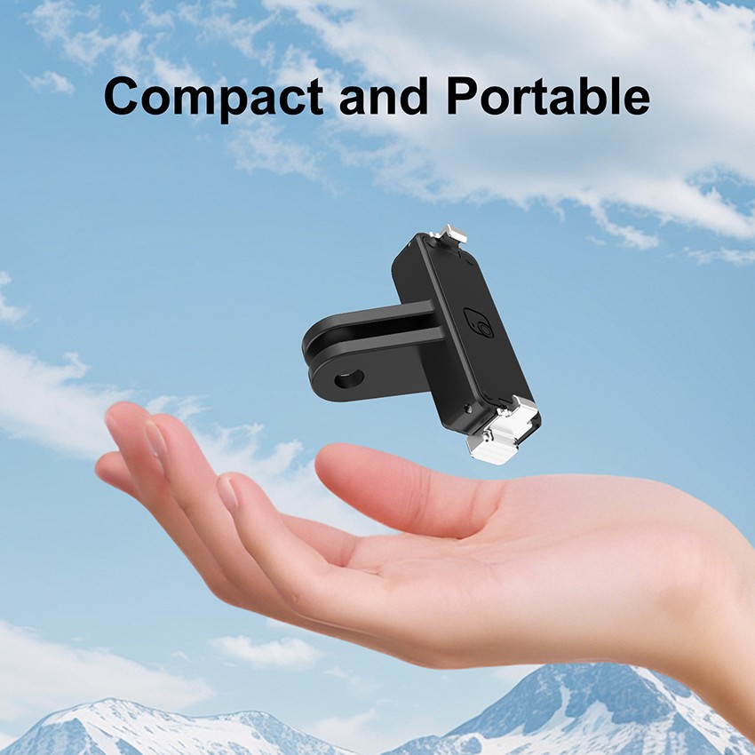 Magnetic Quick-Release Base Mounts Plastic for Insta360 GO Ultra Action Cameras