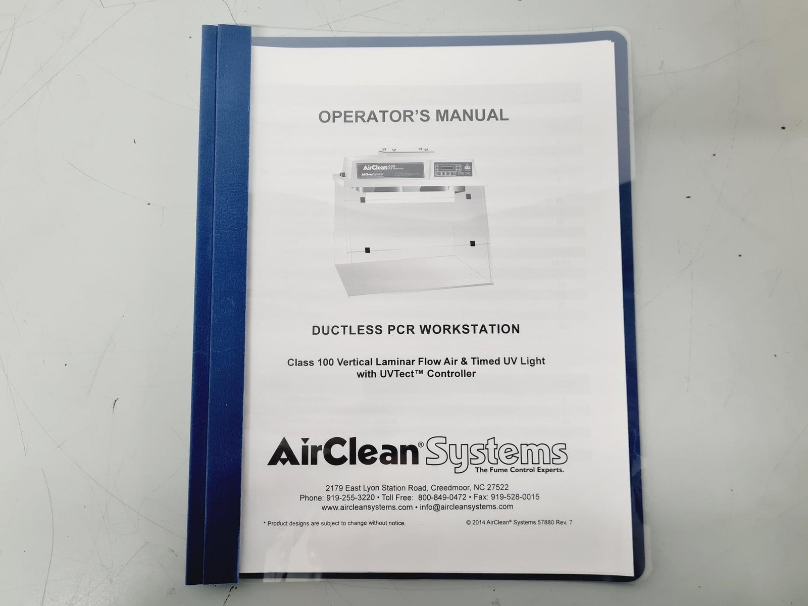 AirClean 600 AC648LFUVC-220 PCR Workstation Lab