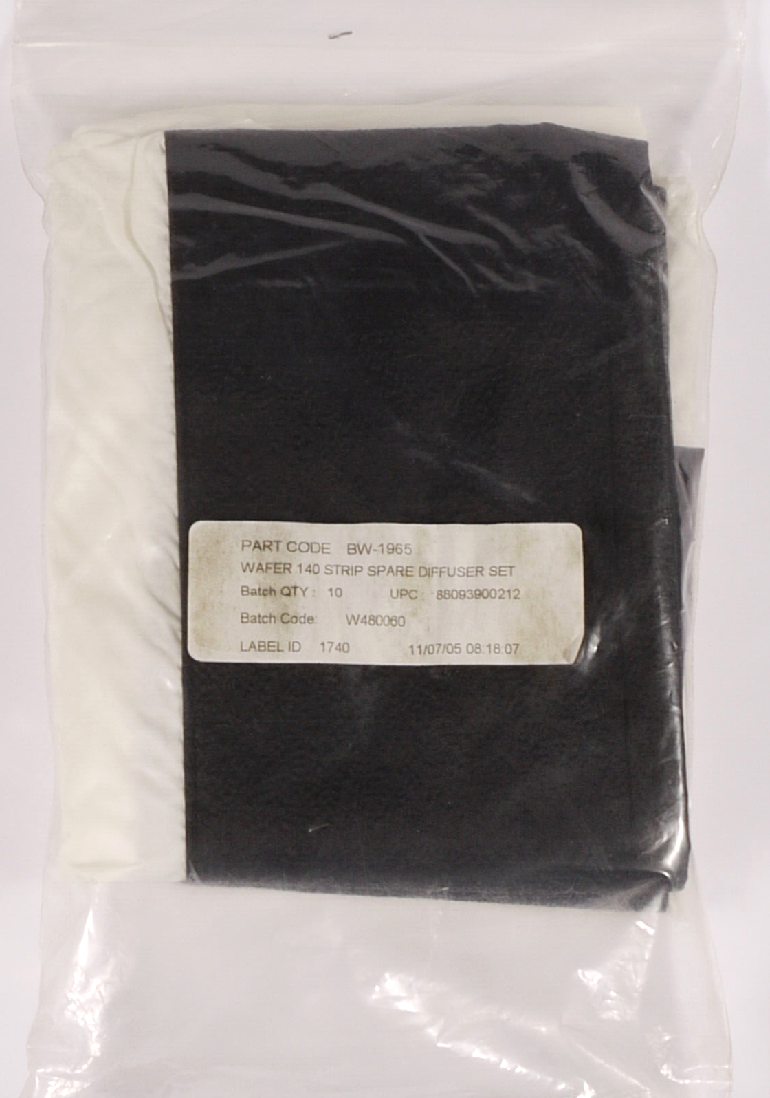 PRL) BOWENS BW-1965 WAFER STRIP SPARE DIFFUSER SET SOFTBOX DIFFUSORE TELO