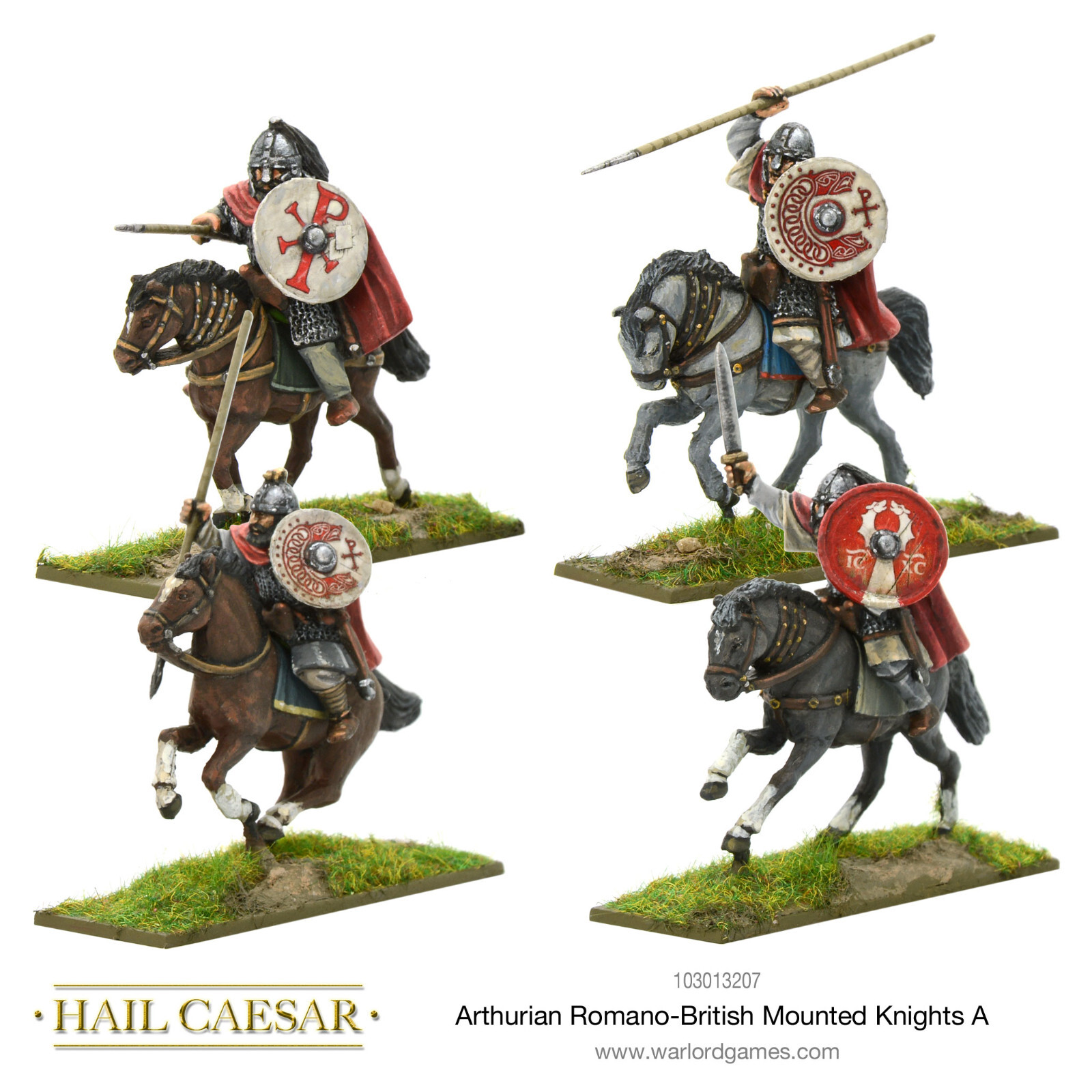 Hail Caesar 103013207 Arthurian Romano-British Mounted Knights A (Dark Ages)