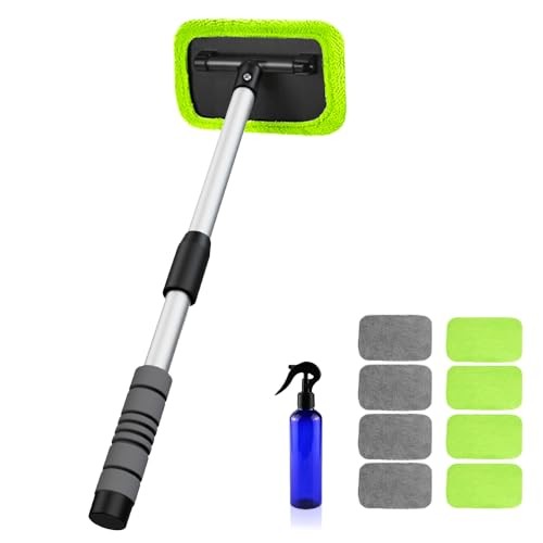 XINDELL Windshield Cleaner Tool – Car Window Cleaning Toolch 22in Green