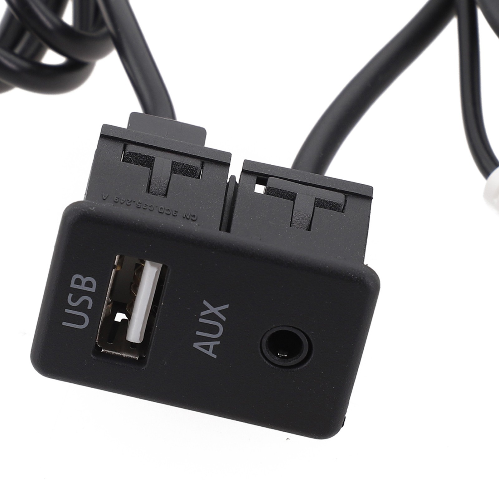 Black Color Car Switch Panel Interface Adapter for Dash Flush Mount Materials