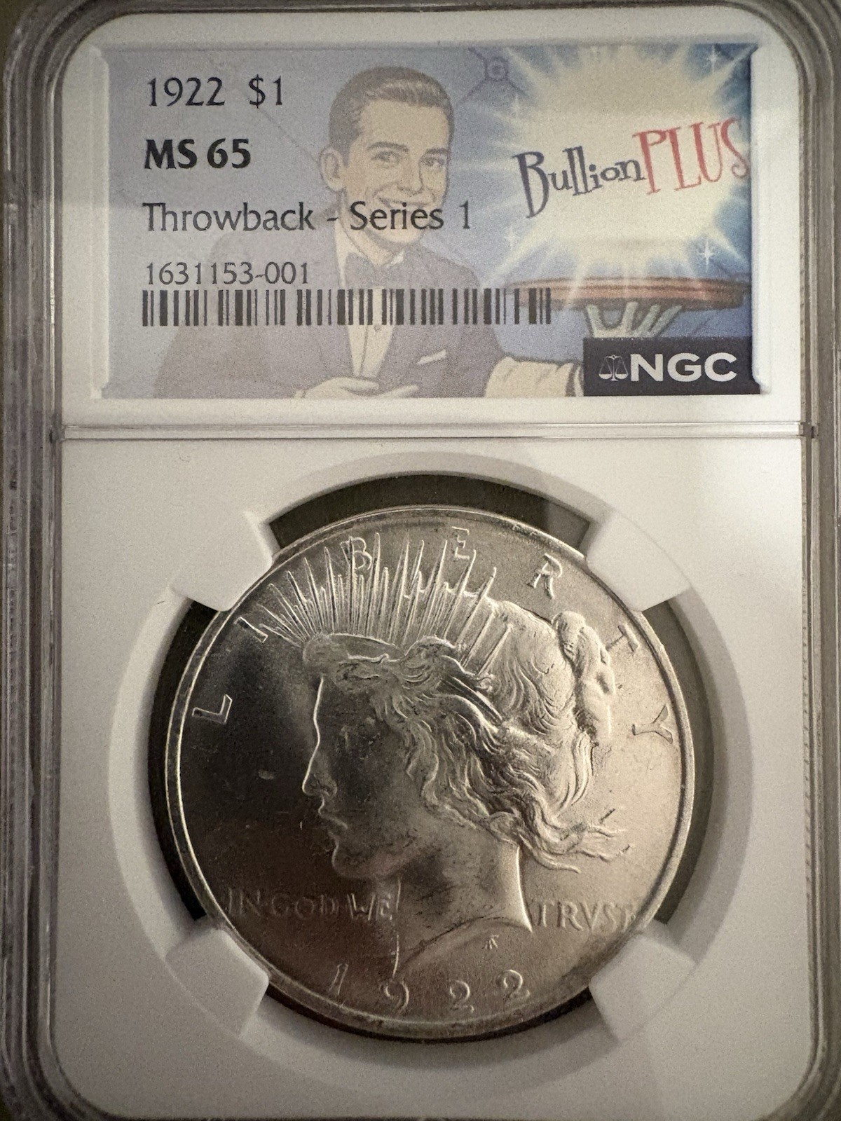 1925 "P" Peace SILVER Dollar $1 NGC MS65 #001 Gem Bullion Plus🔥🔥🔥🔥🔥