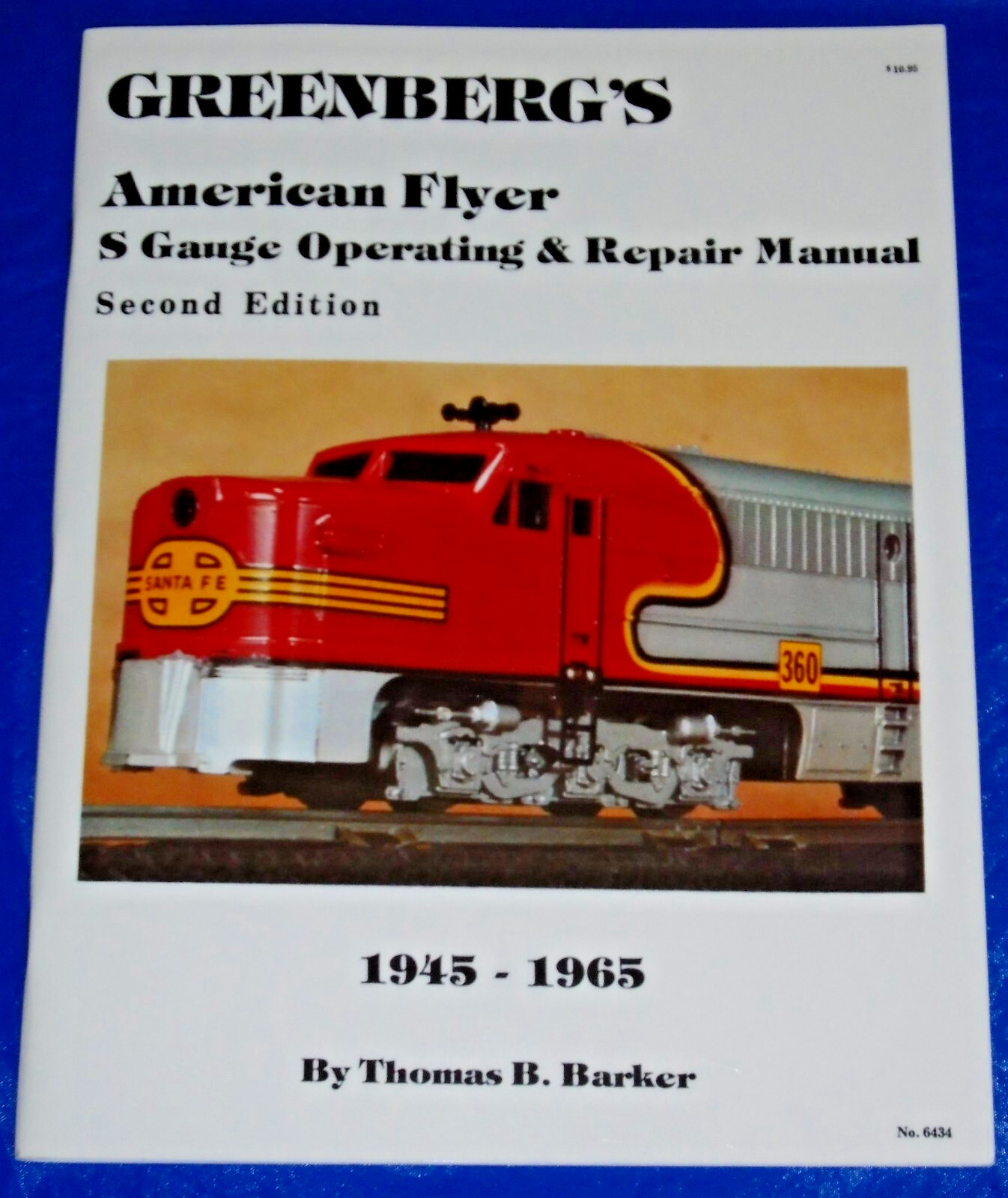Greenberg's AMERICAN FLYER S Gauge Operating & Repair Manual Book NEW and UNUSED