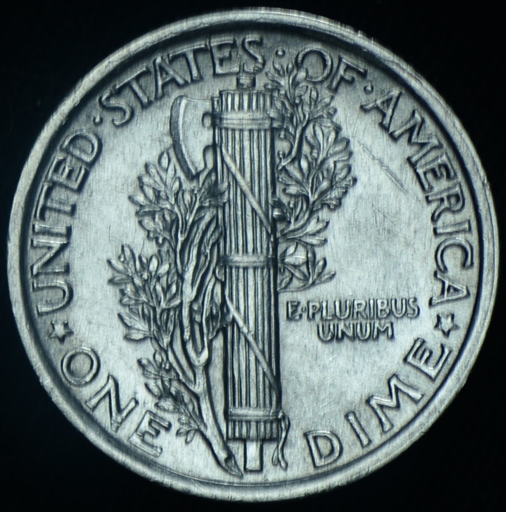 1923 10C Mercury Dime BU FB ~ 26438