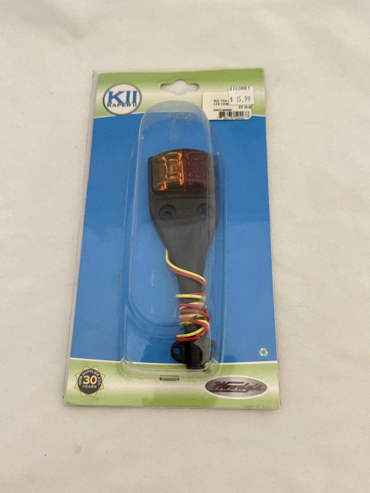 Kaper 2 LED 4” Round Red Stop Tail Turn 52433
