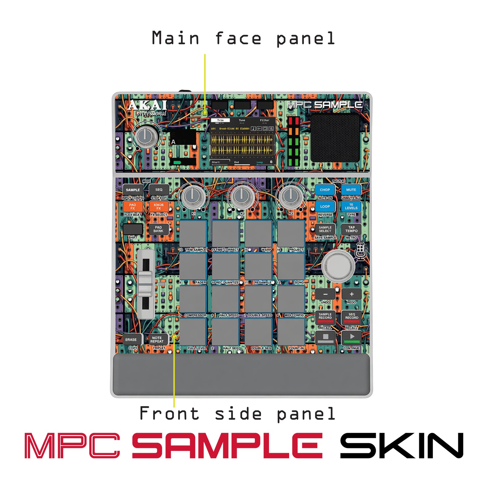 Akai MPC Sample Skin / circuit jungle