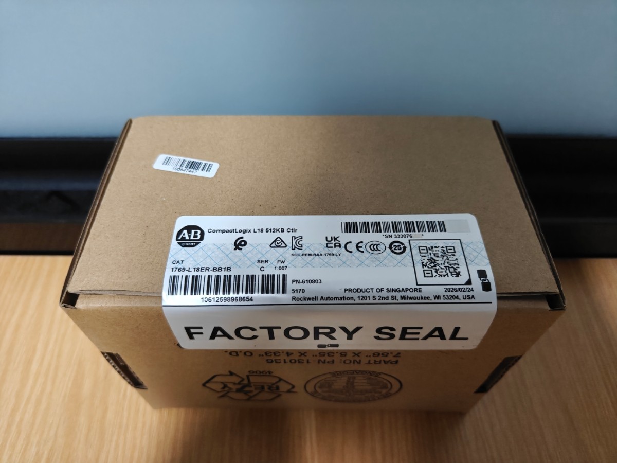 NEW Factory Sealed AB 1769-L18ER-BB1B SER B CompactLogix 0.5MB DI/O Controller