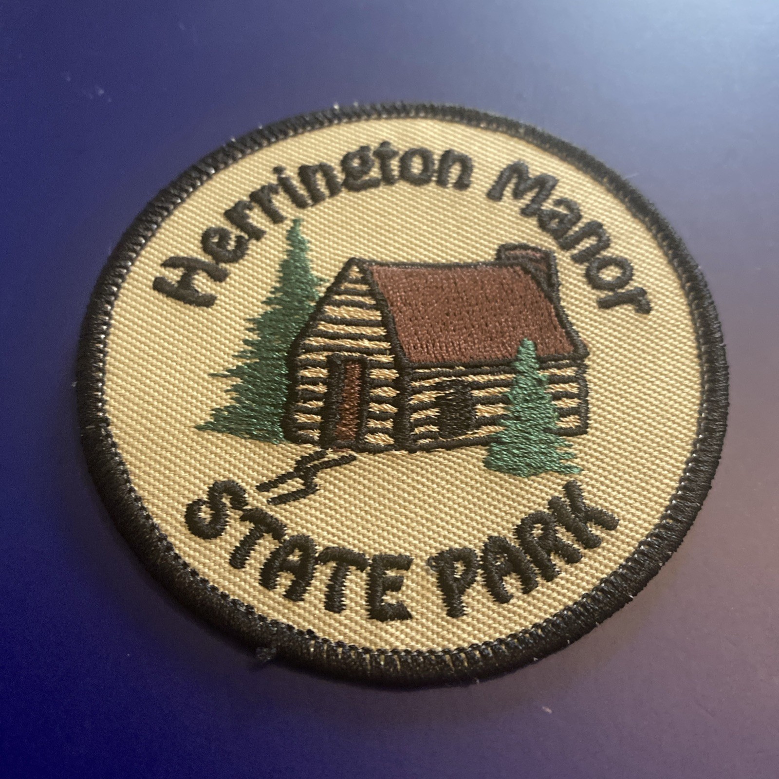 HERRINGTON MANOR State Park Iron On Patch
