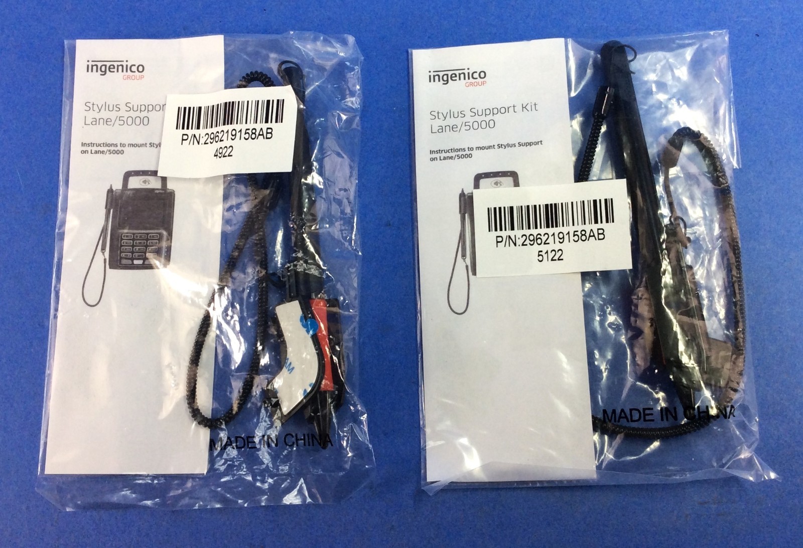 Lot of 2 - OEM Ingenico Lane 5000 Stylus Support Pen PN: 296219158AB - NEW