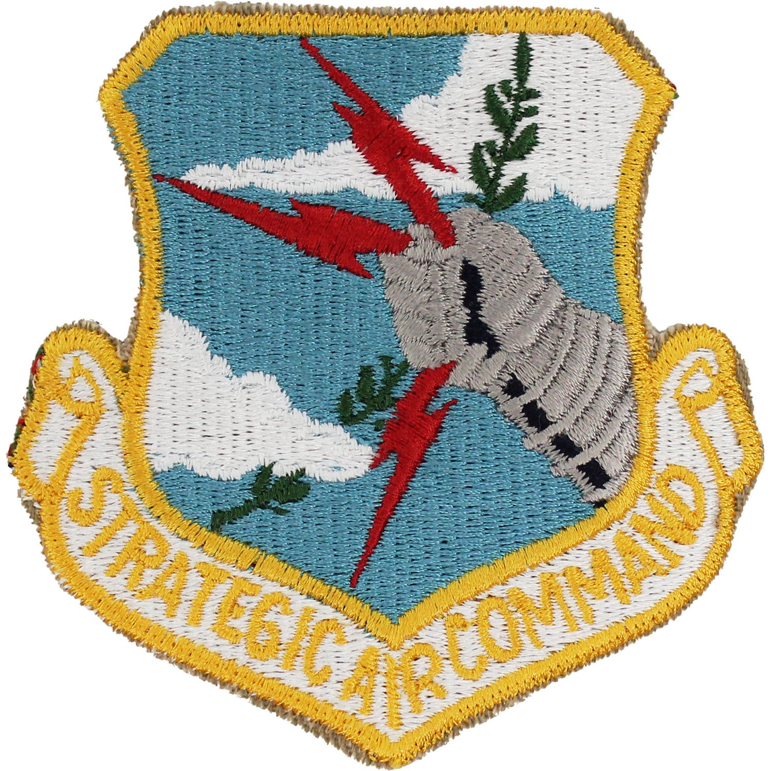 Air Force Strategic Air Command Patch  ( 3" x 3" ) ( Sew-On ) P658