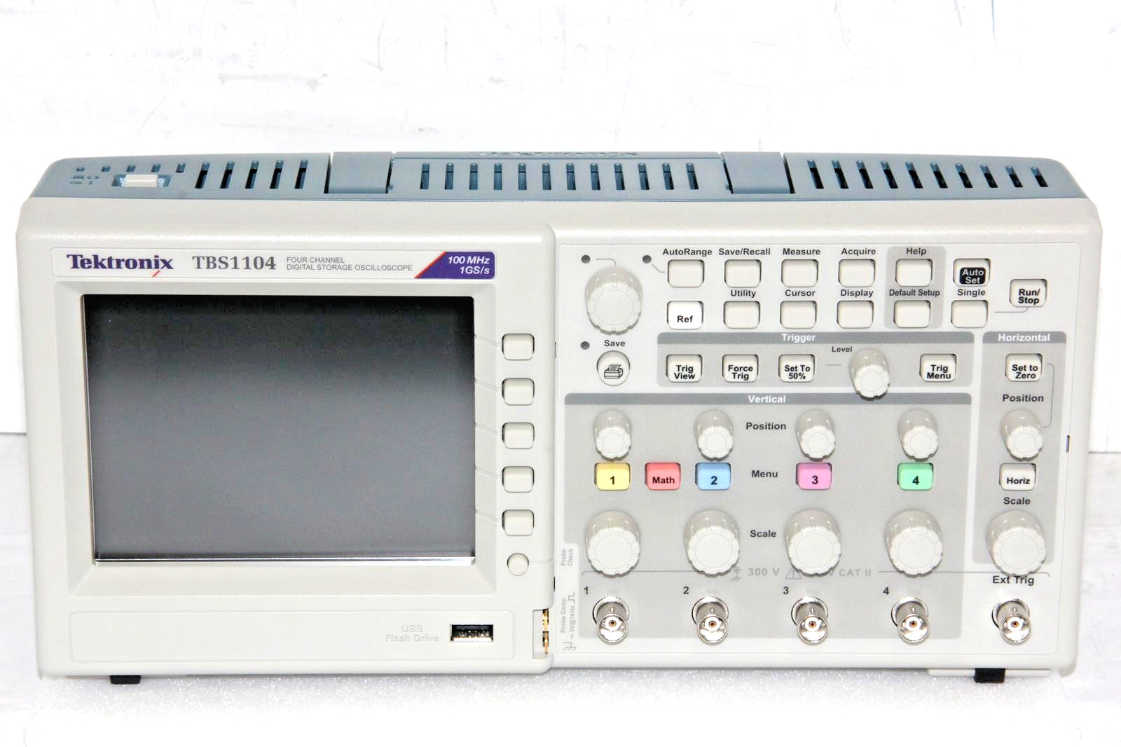 TEKTRONIX TBS1104 100MHz 1GS/s Quad Channel Digital Storage Oscilloscope "NEW"