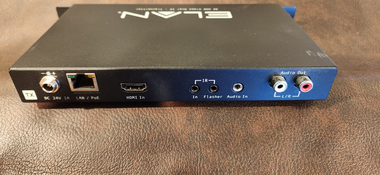 ELAN (NICE) 4K Video Over IP Transmitter EL-4K-VIP-TX w/ears.