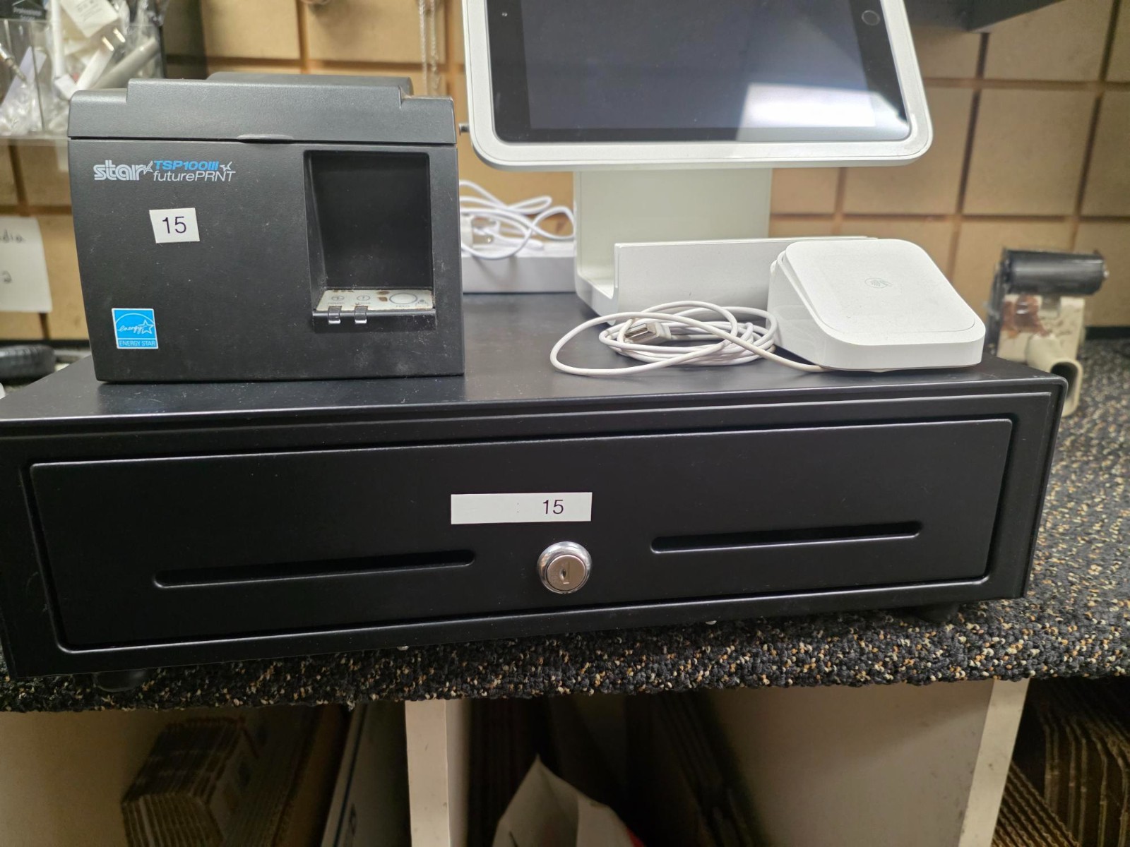 Square POS System - Complete - Cash Register, Tap To Pay, Star Printer, iPad
