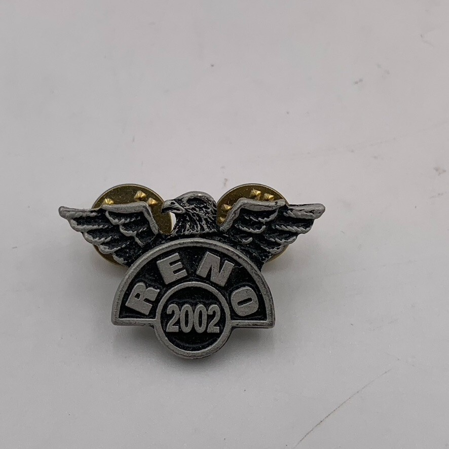 Vintage Flying Eagle Talons Silver Tone Lapel Pin Tie Tack Button Badge Harley?