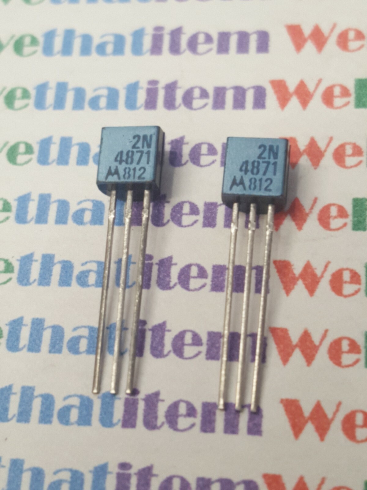 2N4871 / TRANSISTOR / 2 PIECES / (qzty)