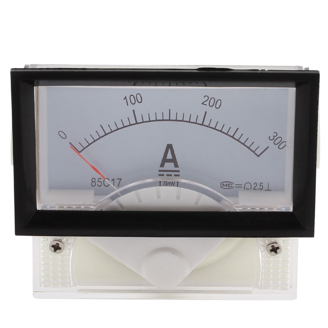 DC 0-300A Rectangle Analog Panel Ammeter Gauge Ampere Meter Class 2.5