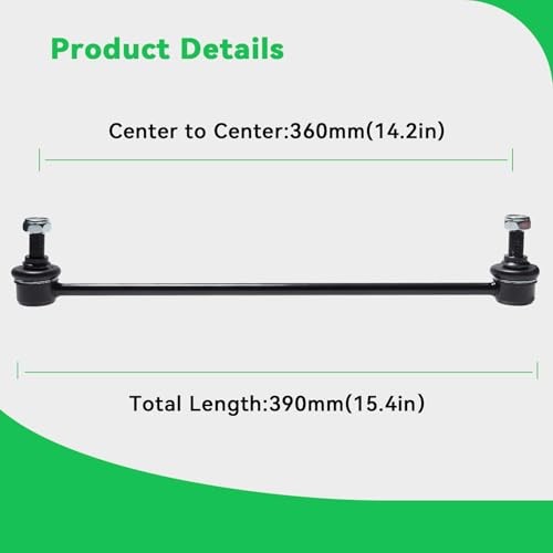 2Pcs K80879 Front Sway Bar Stabilizer Link Compatible With 2008 2PC_K80879