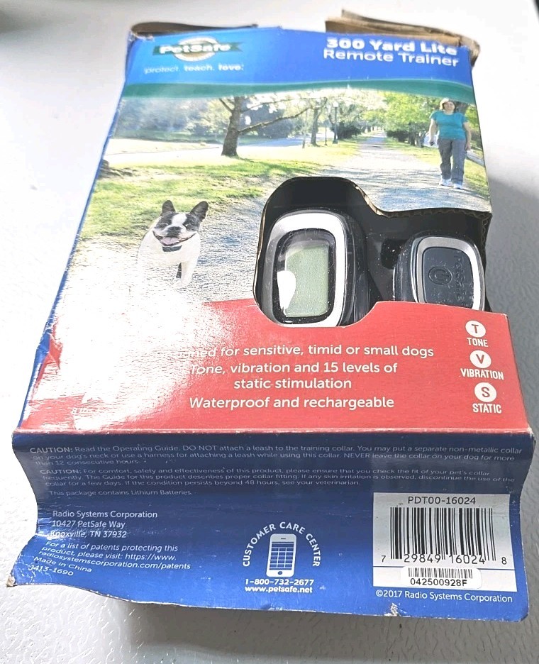 NEW PetSafe 300-Yard Lite Remote Trainer - PDT00-16024 Rough Box