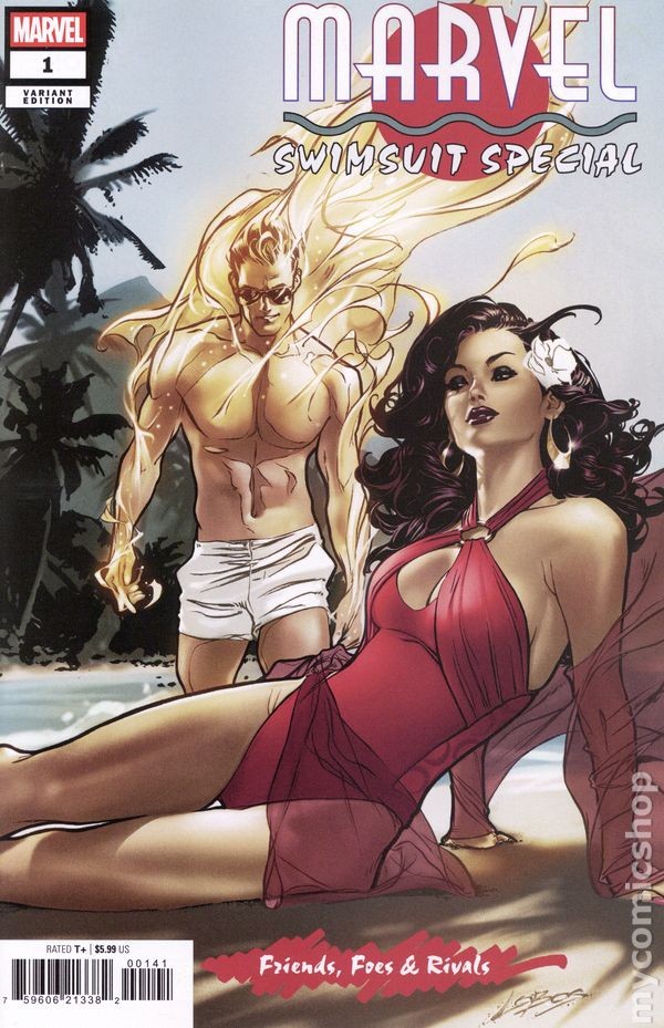 Marvel Swimsuit Special Friends Foes and Rivals 1D NM 2025 Stock Image
