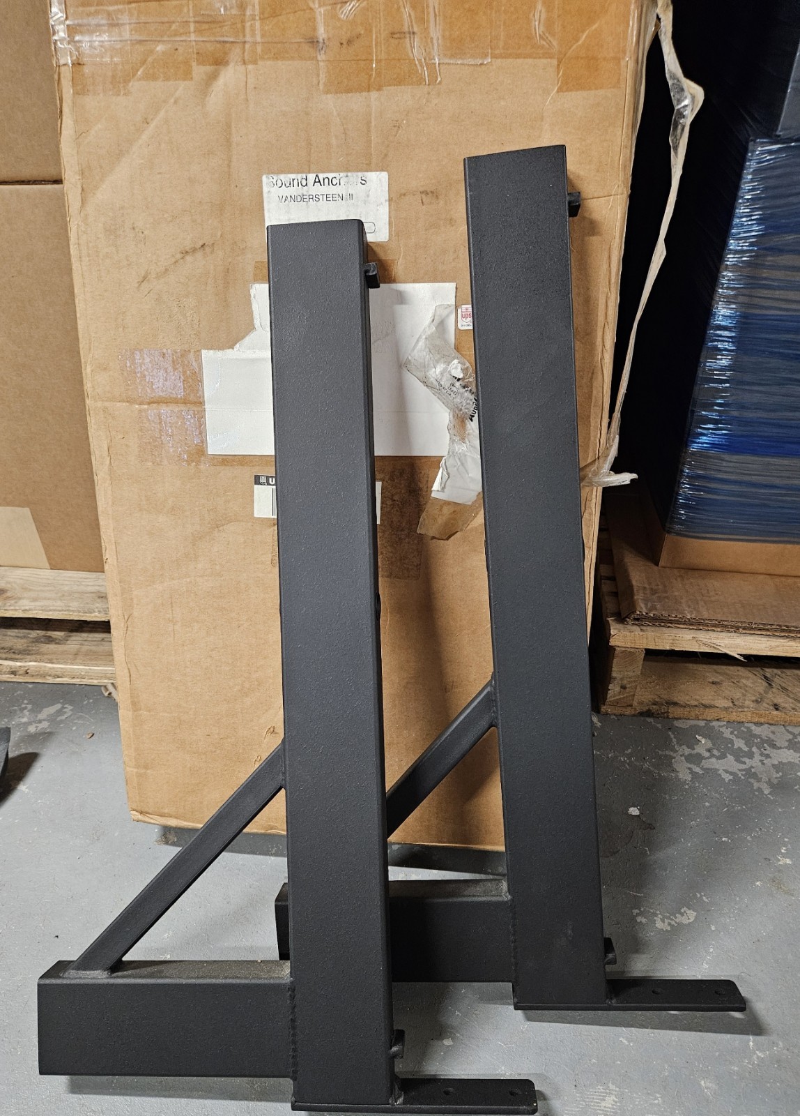 Sound Anchors steel speaker stands for Vandersteen III speakers