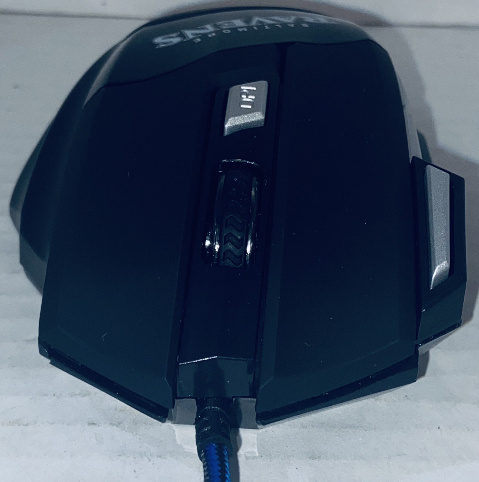 BALTIMORE RAVENS GAMING WIRED MOUSE MODEL RGX-M2-BLK 7200DPI 7 BUTTON 5V 100mA