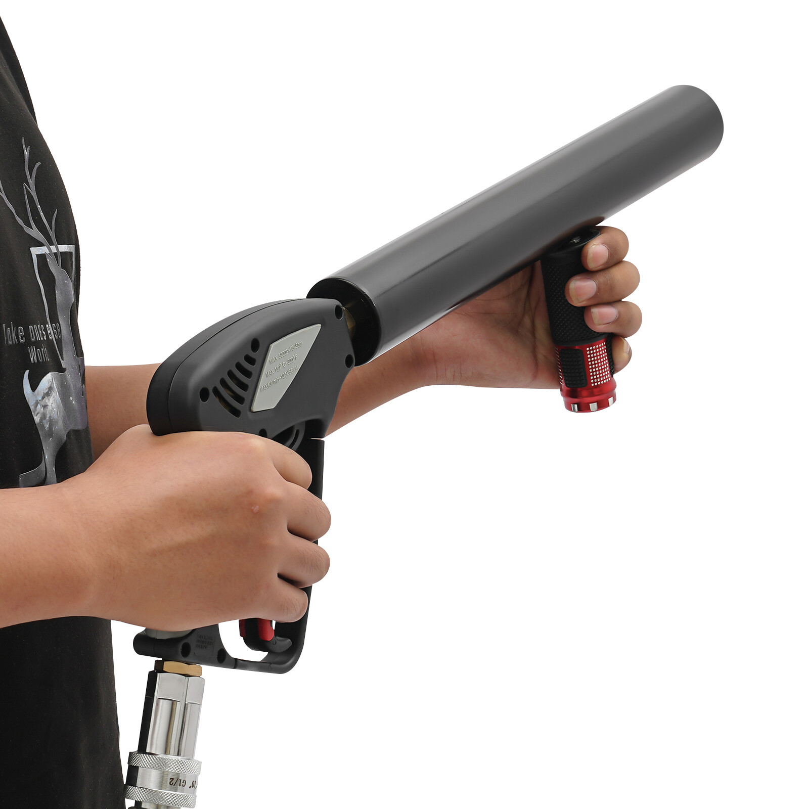Party Cannon CO2 Blaster Handheld Night Club Bar DJ Jet Effect Fogger Smoker Gun