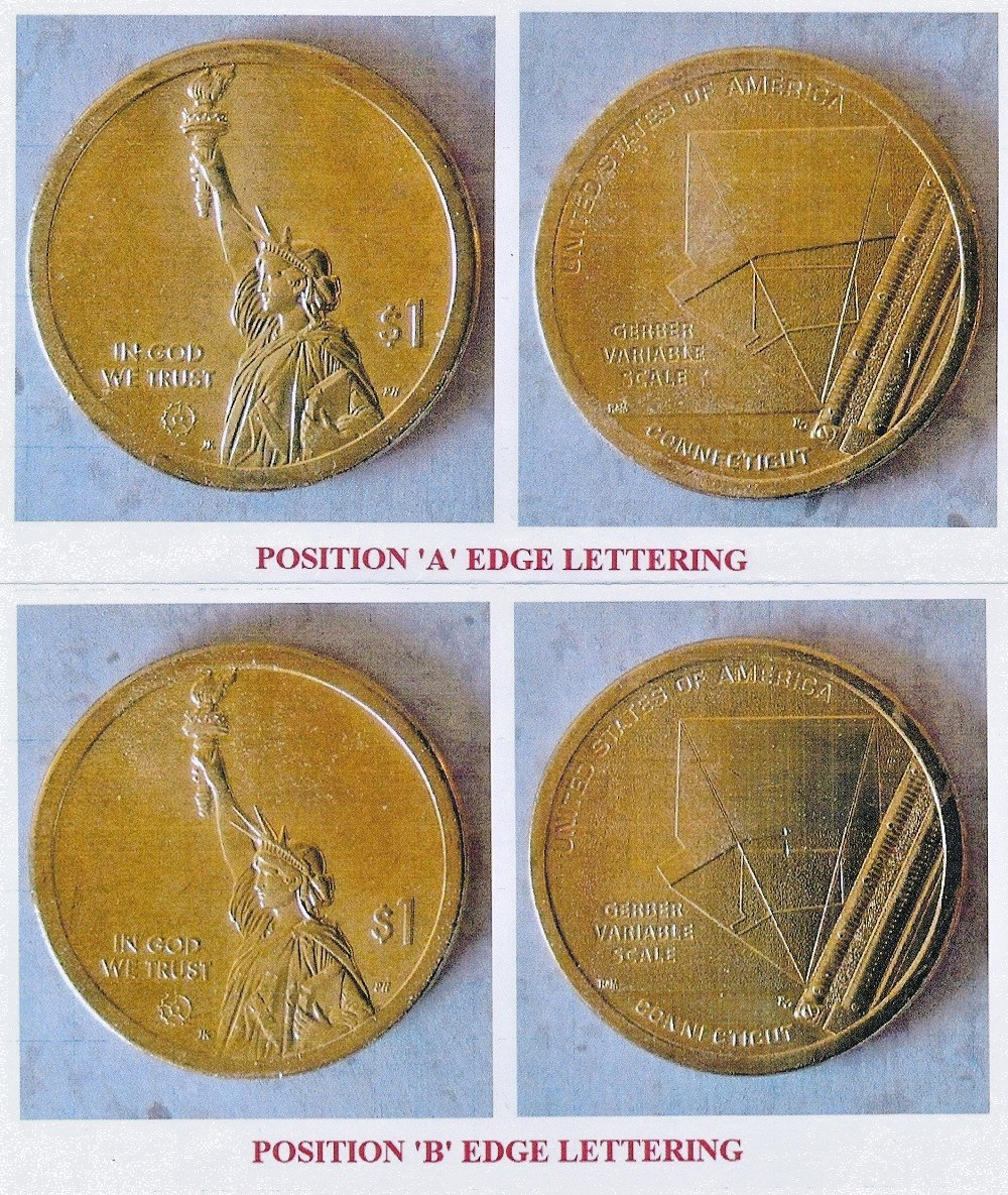 2 - 2020P, American Innovation Dollar (Connecticut), Positions A and B