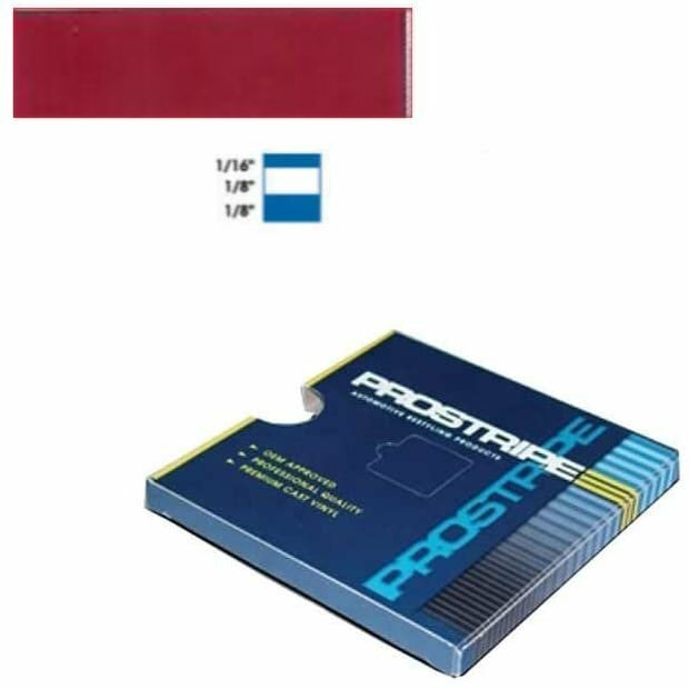 Prostripe R42036 Striping Tape 1/16x1/8x1/8 in x 150 ft Burgundy-1Ea.